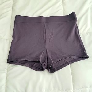 Victoria's Secret Model Purple High Waisted Sleeper Shorts, XS